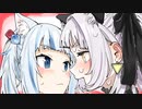 【手描き】サメちゃんにいけない日本語を教えるシオン【ホロライブ切り抜き漫画】紫咲シオン がうるぐら GawrGura