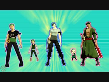 【MMDワンピ】ゾロがぞろぞろ【Dynamite-BTS】