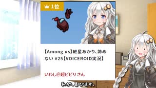 【お知らせ】ニコニコ動画プレミアムアワード2021秋 中間発表で1位になったよ！