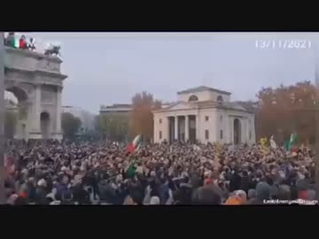 イタリア全土でCovid命令反対デモ絶賛開催中
