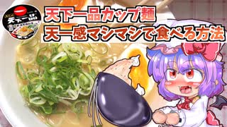 【東方グルメ劇場】「天下一品カップ麺 マシマシで食べてみた」フランとこいしのゆっくりグルメニュース