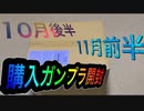 【ガンプラ】10月後半&11月前半購入ガンプラ開封