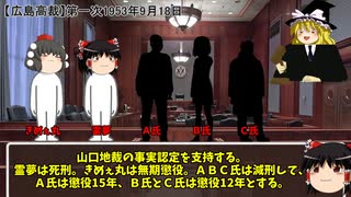 【実際の冤罪事件】友人の嘘により無実の4人が逮捕極刑、無期懲役【ゆっくり解説】八海事件