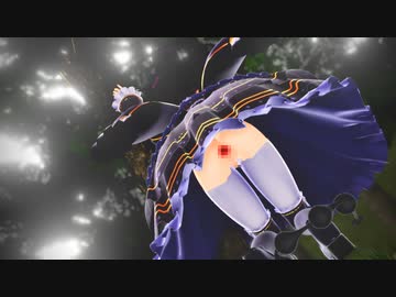 【MMD】獣人美少女の野外トイレトレーニング