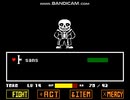 Undertale Special Mysterious sans Hard mode fight complete