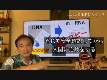 動物実験してないので、子供に打って検証します。　ファイザー