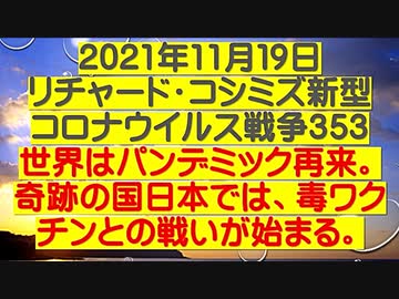 【2021年11月19日：リチャード・コシミズ  Internet 講演（ 改良版 ）】
