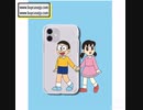 カップル向けペアiPhone 13 Pro Max/iphone12proクリア野比のび太 源静香ラブラブお揃いアイフォン13/13 Pro/11キャラクター個性的可愛いスマホケースのび太 しずか