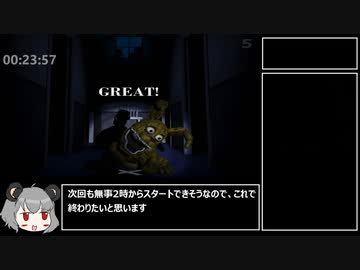 Five Nights at Freddy's4 any% RTA 28:48 part3