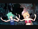 【水着てぇてぇ　祝！はあちゃま生誕】[残酷な天使のテーゼ（short ver. ）]赤井はあと with 潤羽るしあ(Covere)【祝！るしあ新衣装お披露目 #はあちゃまMMD #絵クロマンサー 】