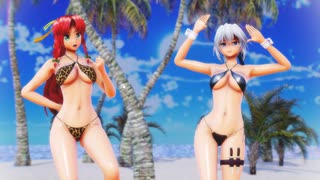 【東方MMD】咲夜美鈴で愛Dee