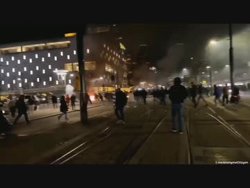 蘭 コロナ規制に反対する市民が暴徒化、警察が発砲 数名が負傷