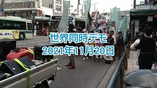 11.20-21 世界同時デモ  World Wide Demonstration in Japan
