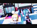 【MMD】Sour式ミクさんリンちゃんで「絶え間なく藍色」