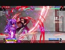 KOF15β　庵なんちゃってコンボ（1205ダメ即死のイメージ動画）