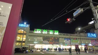 【旅Vlog】新宿駅前　バスタ新宿前　さようなら東京2021秋