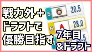 一瞬だけ順位上がった【パワプロ2020/7年目～ドラフト】