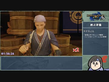 【MHRise】ナルハタタヒメ撃退RTA チャージアックスチャート　09:28:28_Part3