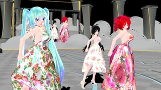 【MMD】ハローマリーナ【重音テト　歌愛ユキ　初音ミク】