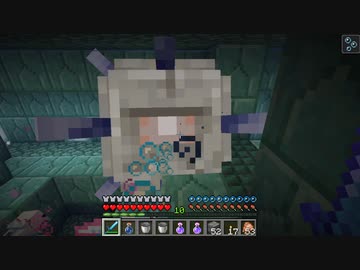 【minecraft】ゆかりさんが見てるminecraft　4話【ゆかマキ実況】