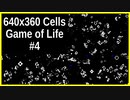 640x360 ライフゲーム #4