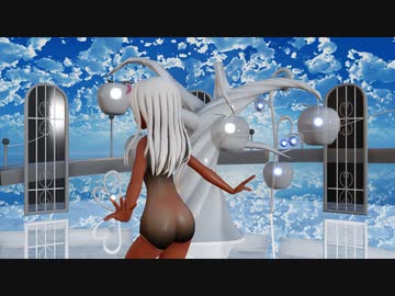 【Ray-mmd】スク水（？）を着たろーちゃんが窓のある公園でGIFT