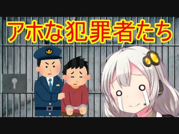 アホな犯罪者の逮捕劇