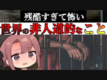 残酷すぎて怖い世界の非人道的なこと【VOICEROID解説】
