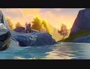 【原神】OST selection　氷峰綿雪の絵