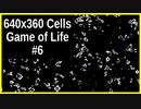 640x360 ライフゲーム #6