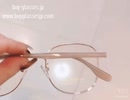 茶色伊達メガネおしゃれ丸い眼鏡ラウンド型メガネコーデ度付きレンズ女性メタルフレーム韓国ファッション丸眼鏡度なしローズゴールド