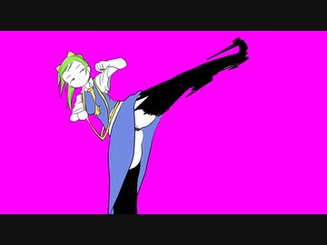 後ろ蹴りするぢゆし.PB