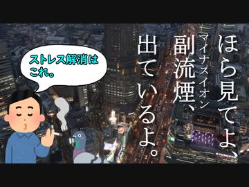 ストレスランド東京③　～東京では一般的な鳩～