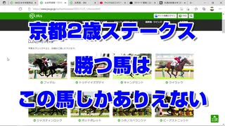 【競馬予想tv】京都2歳ステークス2021 最終結論 ズバリ 勝ち馬はこの馬しかありえない ジャパンカップ 京阪杯【武豊tv ルメール】