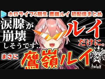 【ホロ6期】鷹嶺ルイ 初配信まとめ