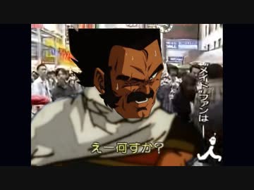 秋葉原でインタビューを受けるパラガス