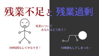 【GUMI】残業不足と残業過剰【オリジナル曲】【仕事の歌】