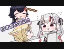 【手描き】ぐいぐいくるポルカにビビるあやめ【百鬼あやめ/尾丸ポルカ/大神ミオ/ホロライブ切り抜き】【切り抜き漫画】