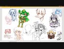 早送りで見る！お絵描きチャット①