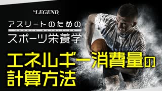 【スポーツ栄養学】アスリートの１日の総エネルギー消費量の計算方法【ビーレジェンド プロテイン】