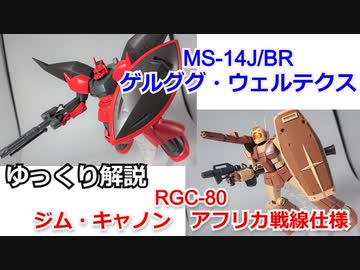 ゲルググ・ウェルテクス＆ジム・キャノン アフリカ戦線仕様   解説【ガンダム解説】 part15