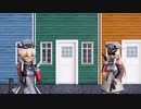 【Ray-mmd】ビスマルクとプリンツが小さな港町でGETCHA!