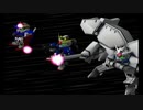 スーパーロボット大戦α for Dreamcast　FAGP03デンドロビウム+ステイメン戦闘シーン
