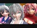 【MMD】 カナチちゃん達が、うまぴょい伝説を踊ります 【パンちらもあるよ】