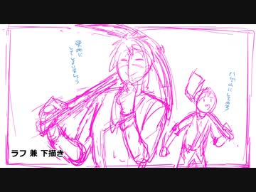 【twst】絵を描いてるところ録画してみた