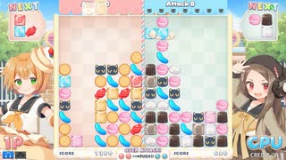 サクセス・かしおり　落ちものパズルゲーム　apm3版：CPU対戦　５面のネズミまで
