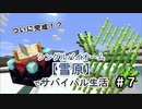 ＃7 遂に完成！？【Minecraft】シングルバイオーム❅雪原❅でサバイバル生活