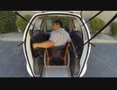 車椅子に乗ったまま運転できる車「Chairiot solo」