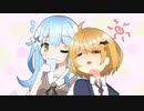 【VTuber手書き】ラミィ嬢に酔ってしまう夜空メルと引き続き圧にたじたじになる常闇トワ【夜空メル/常闇トワ/雪花ラミィ】