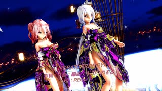 【211204】【LUVORATORRRRRY!】Tda式 重音テト 弱音ハク kimono style【Ray】【WQHD】